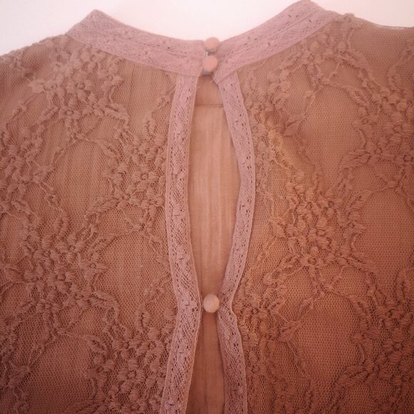 2 / $30.00 - American Eagle Outfitters Ladies Rust Size Medium Boho Blouse - Picture 8 of 10